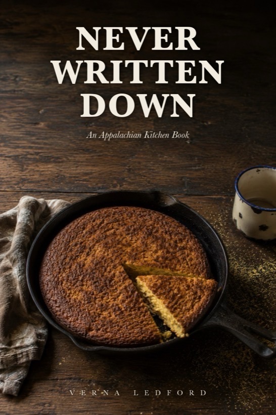 Never Written Down digital cookbook cover
